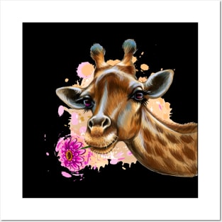 Cute Giraffe Posters and Art